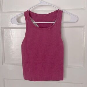 lululemon ebb to street racerback cropped tank